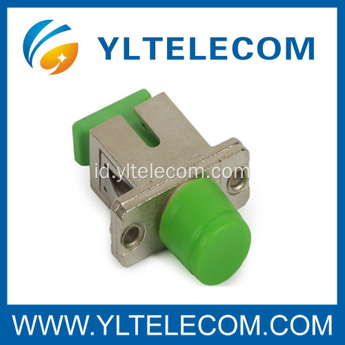 SC / FC Hybrid fiber optik data transmisi Adapter dengan keramik / P.B lengan